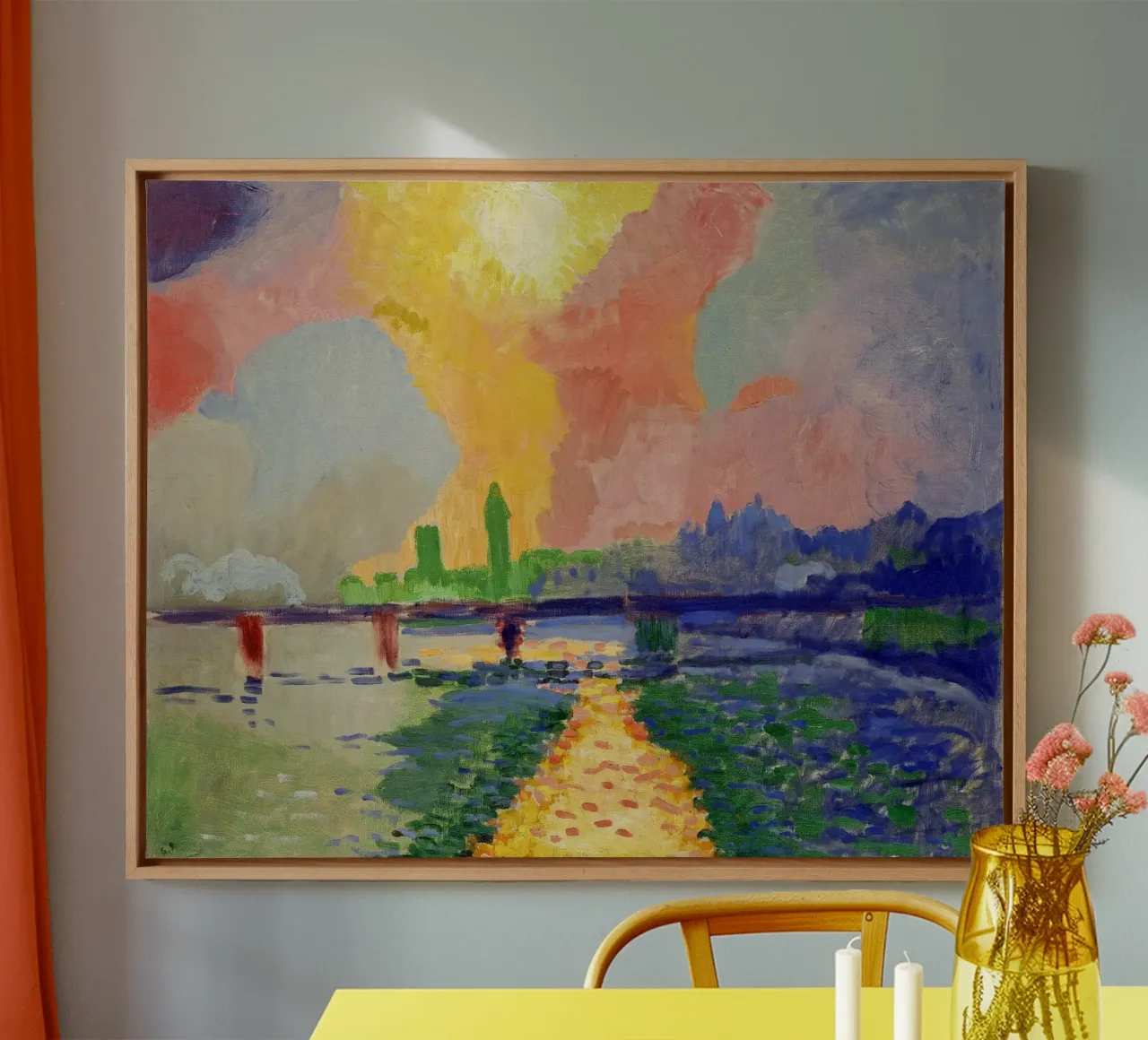 André Derain - Charing Cross Bridge canvas by ARTOTHEK