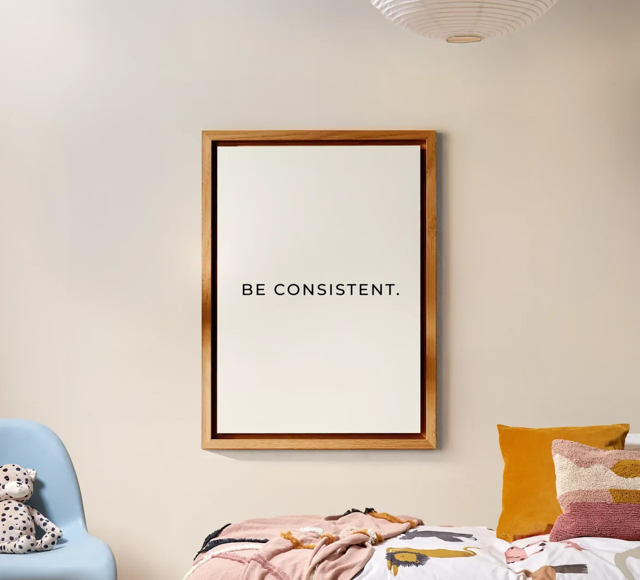 Be consistent quote alu-dibond by Paigaam Studio