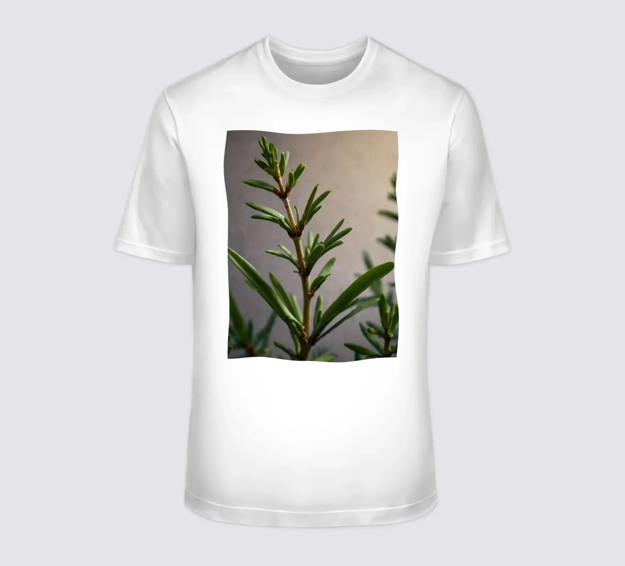 I rami verdi delle piante si protendono verso l'alto, mostrando foglie vivaci. t-shirt da DesignDoodle