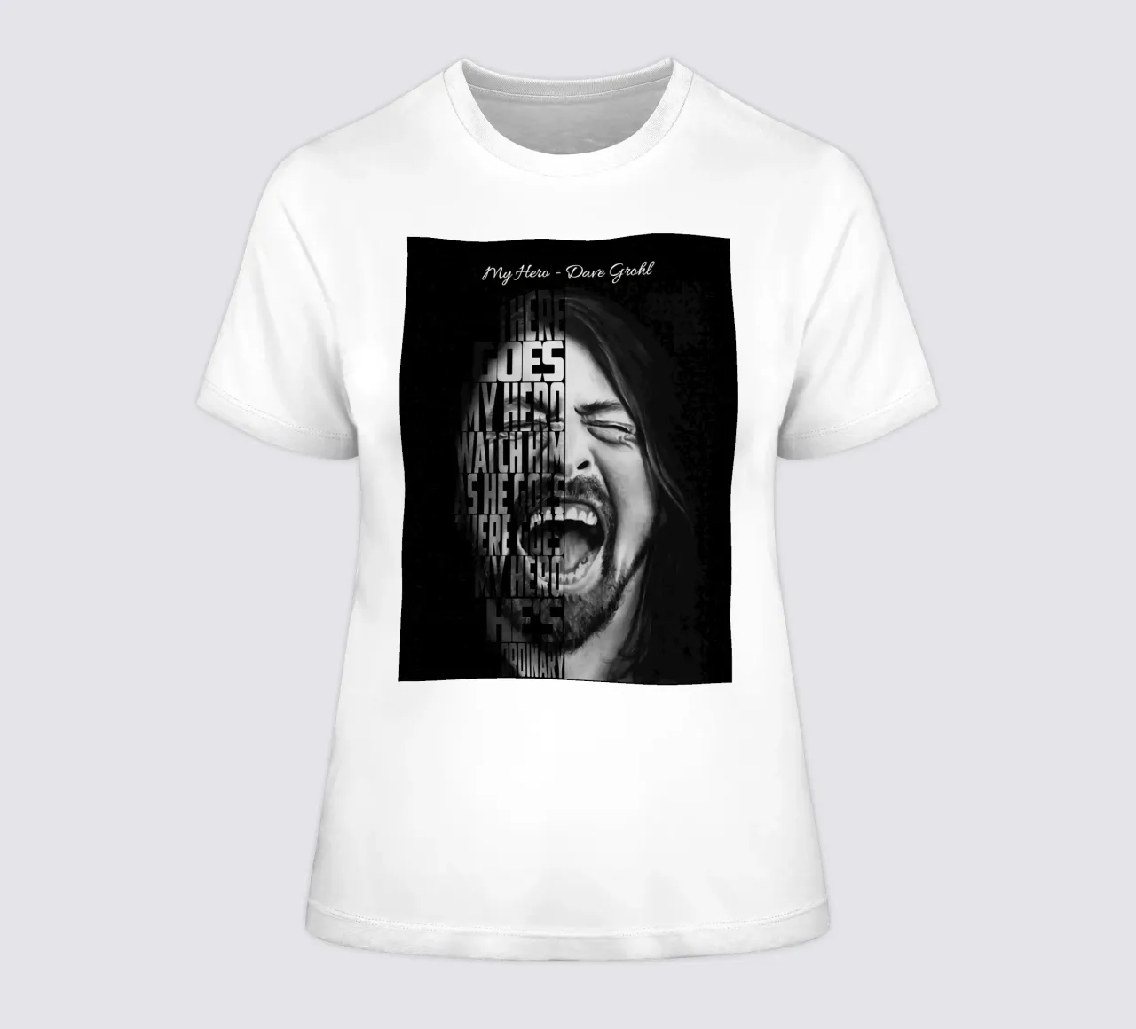 My Hero women's fitted t-shirt by Gunawan Rb