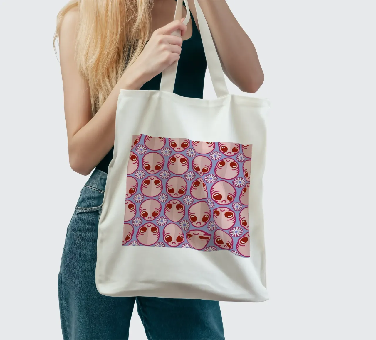 Sadalien Serenity Quartzrose tote bag by Chobopop