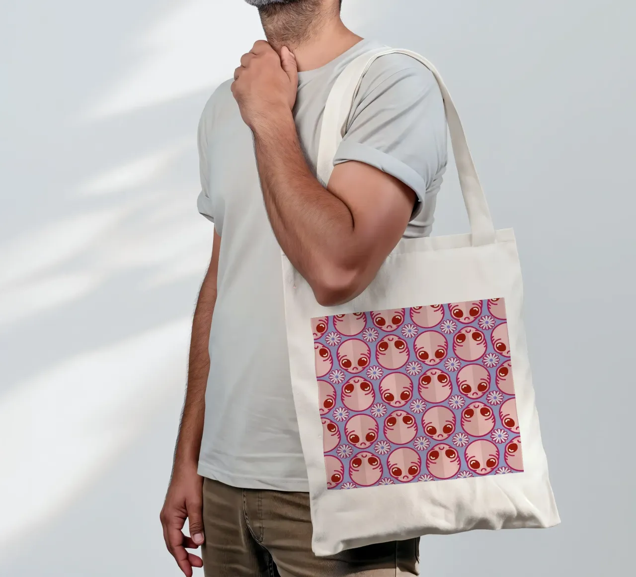 Sadalien Serenity Quartzrose tote bag by Chobopop