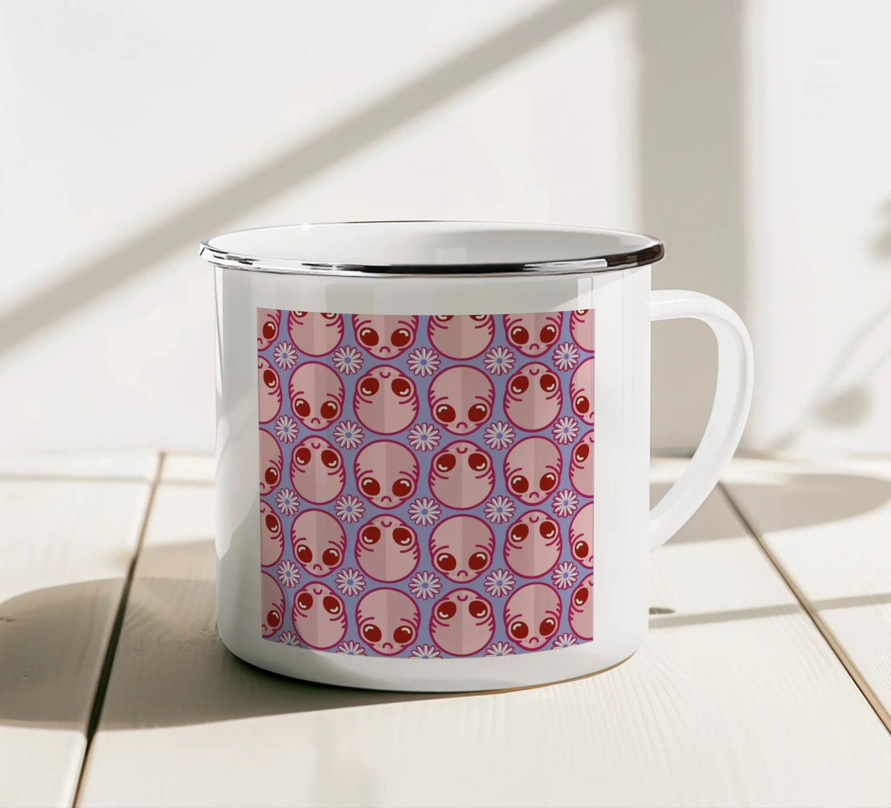 Sadalien Serenity Quartzrose tazza in smalto da Chobopop