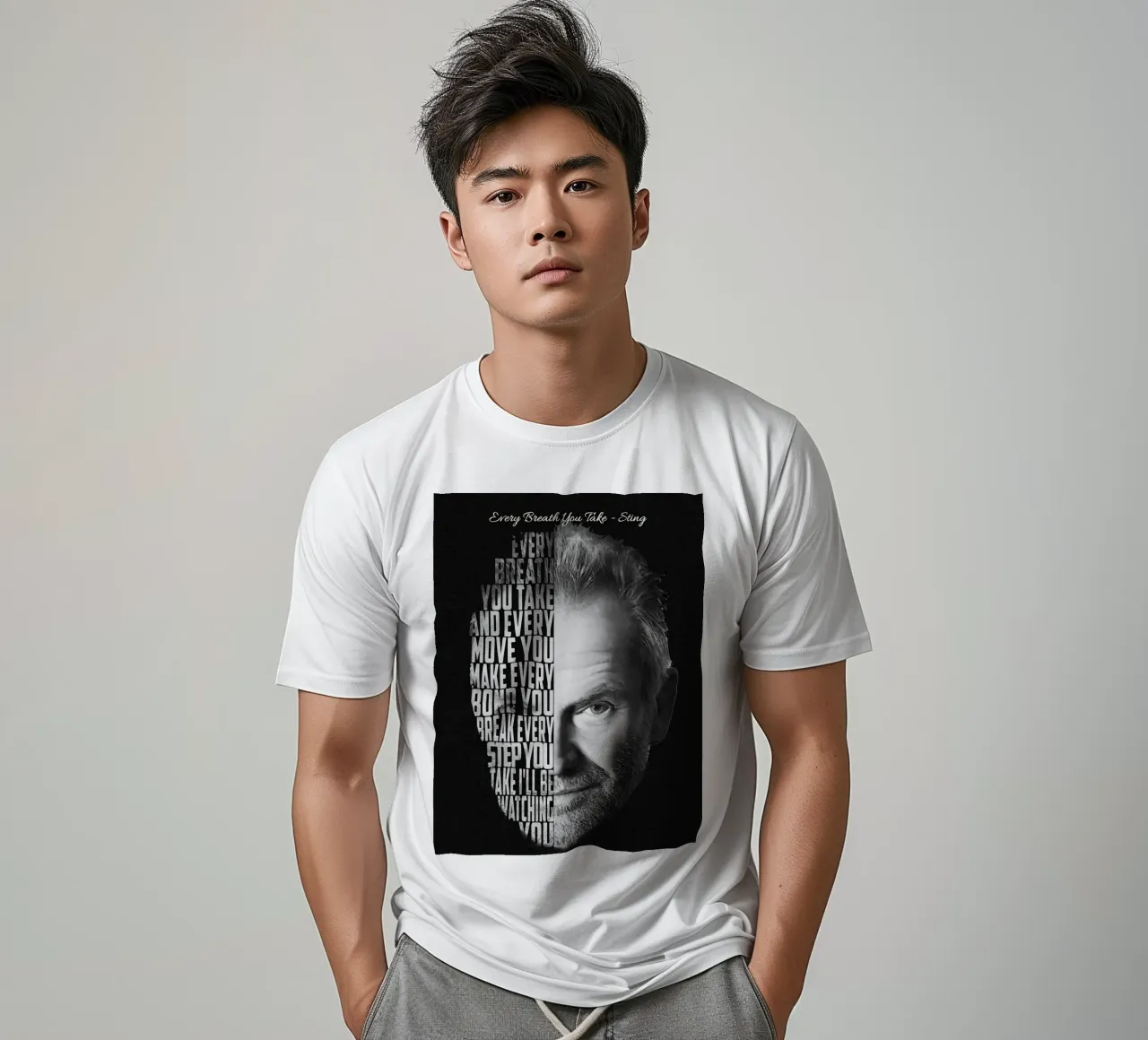 Ogni tuo respiro t-shirt da Gunawan Rb