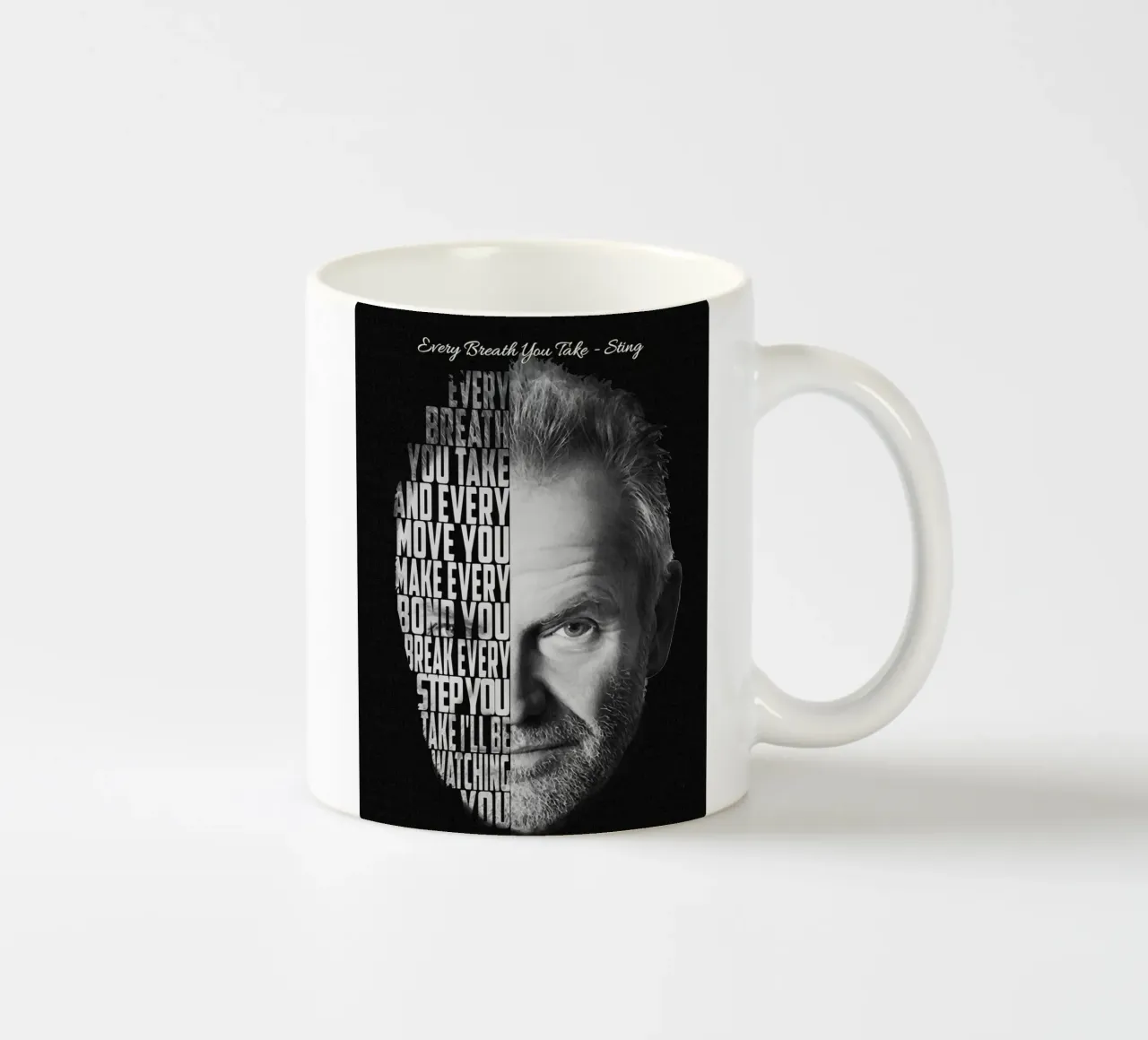 Ogni tuo respiro tazza in ceramica da Gunawan Rb