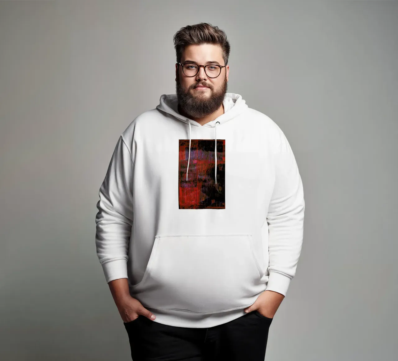 Imprint 02 felpa con cappuccio da József Gábos