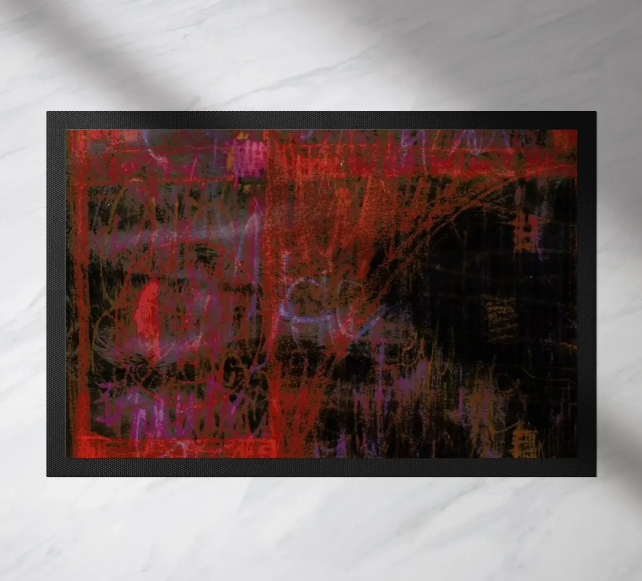 Imprint 02 Fußmatte von József Gábos