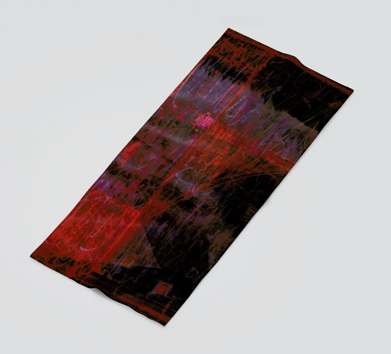 Imprint 02 beach towel by József Gábos