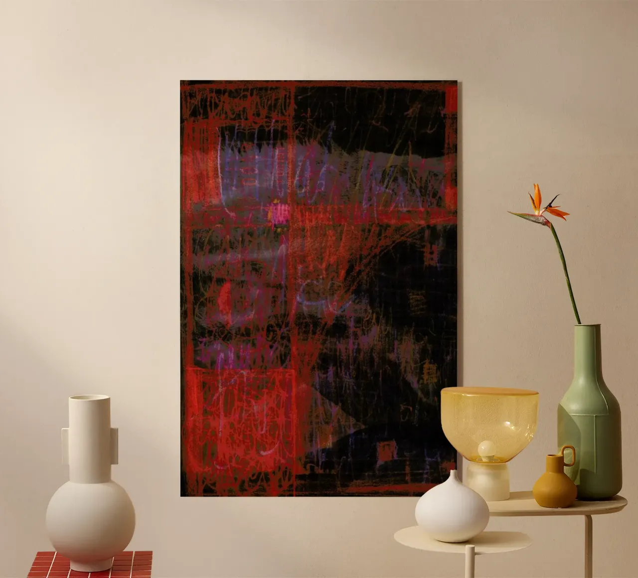 Imprint 02 acryl van József Gábos