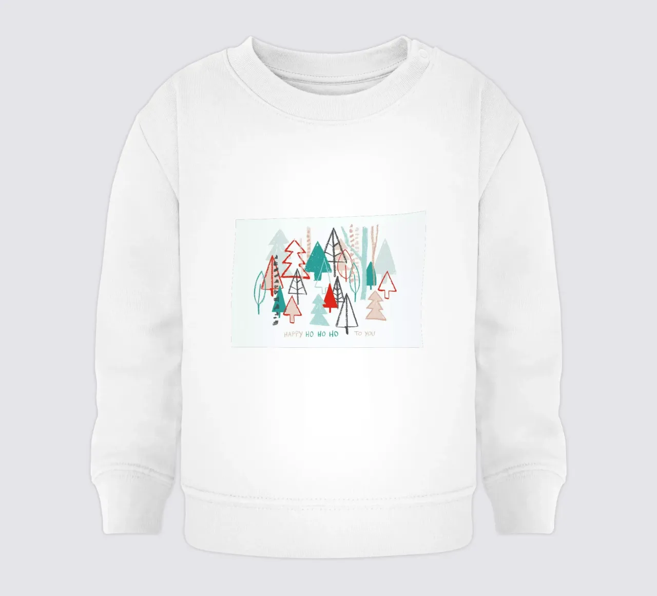 Happy Ho Ho Ho to You - Trees felpa neonato da BlauMaschine