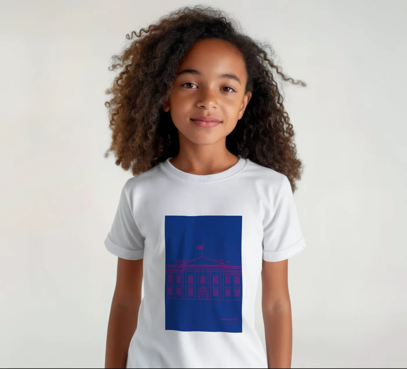 Washington t-shirt bambini da Sara Signorini