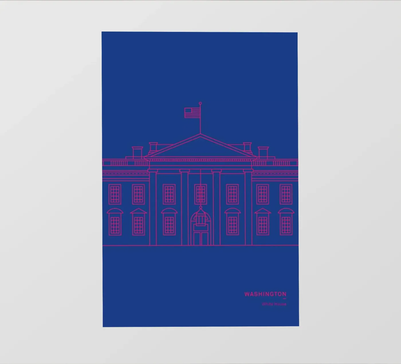 Washington pellicola backlit da Sara Signorini