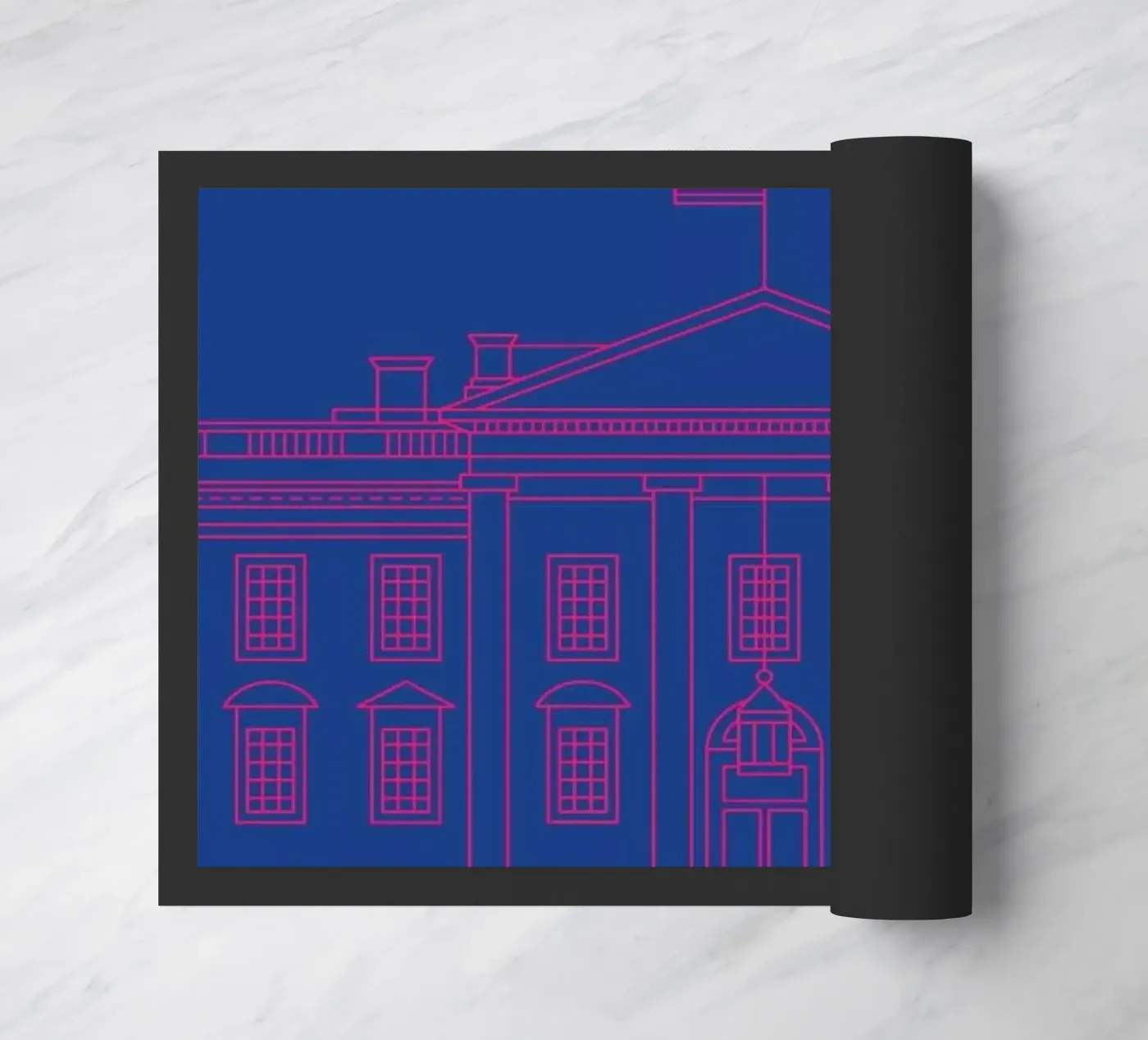 Washington Fußmatte von Sara Signorini