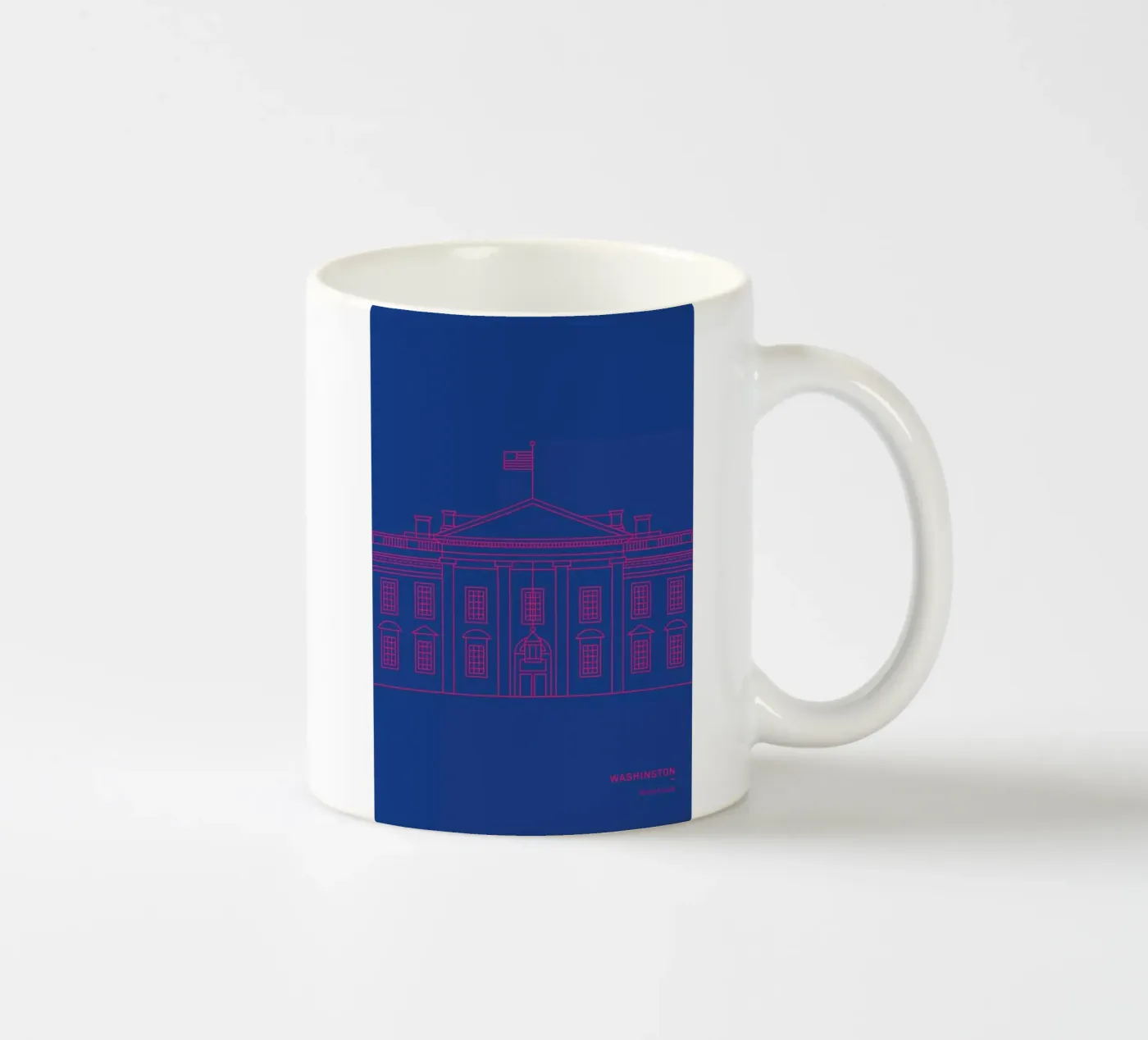 Washington ceramic mug by Sara Signorini