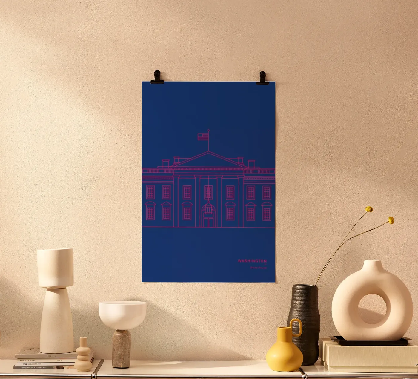 Washington Poster von Sara Signorini