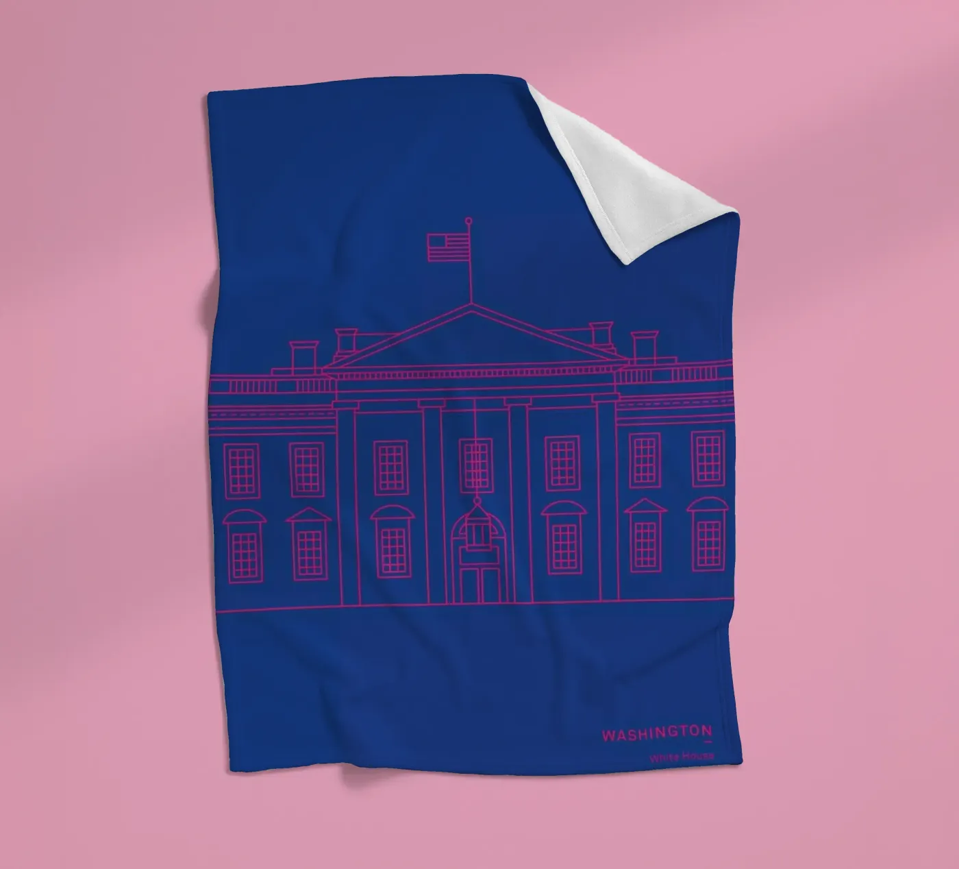 Washington Fleecedecke von Sara Signorini