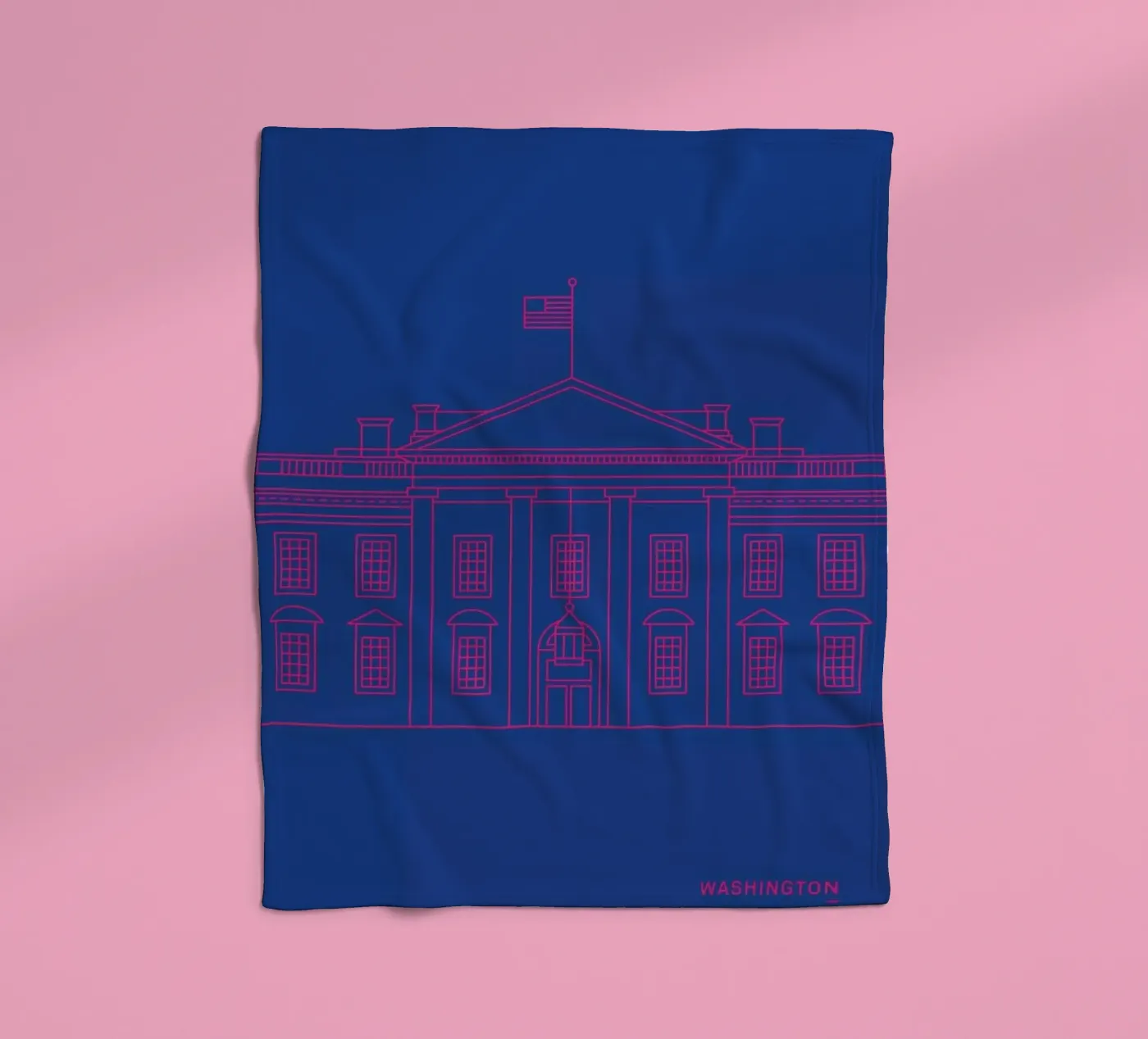 Washington Fleecedecke von Sara Signorini