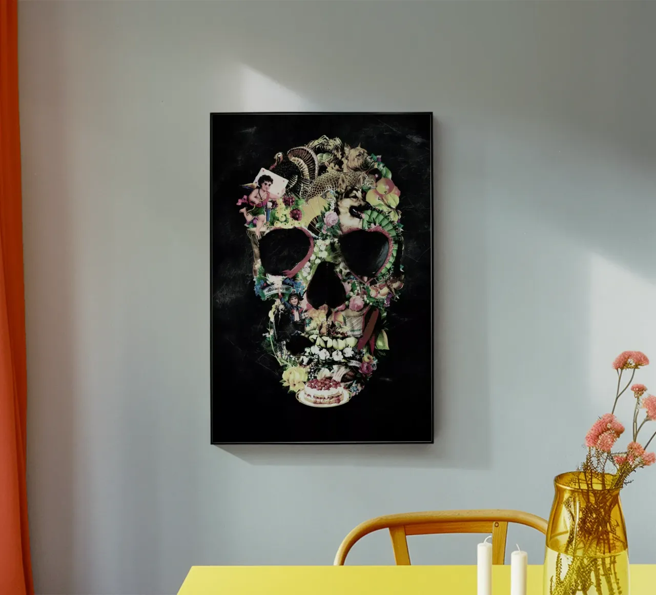 Vintage Skull plexiglass da Ali Gulec