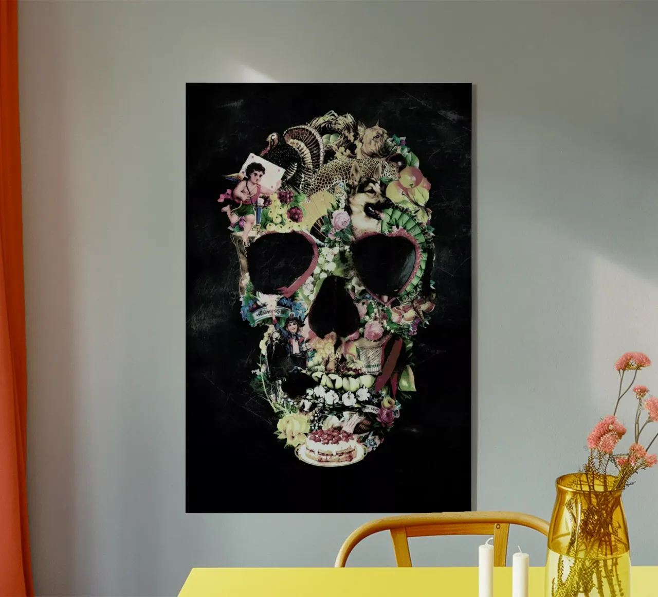 Vintage Skull plexiglass da Ali Gulec