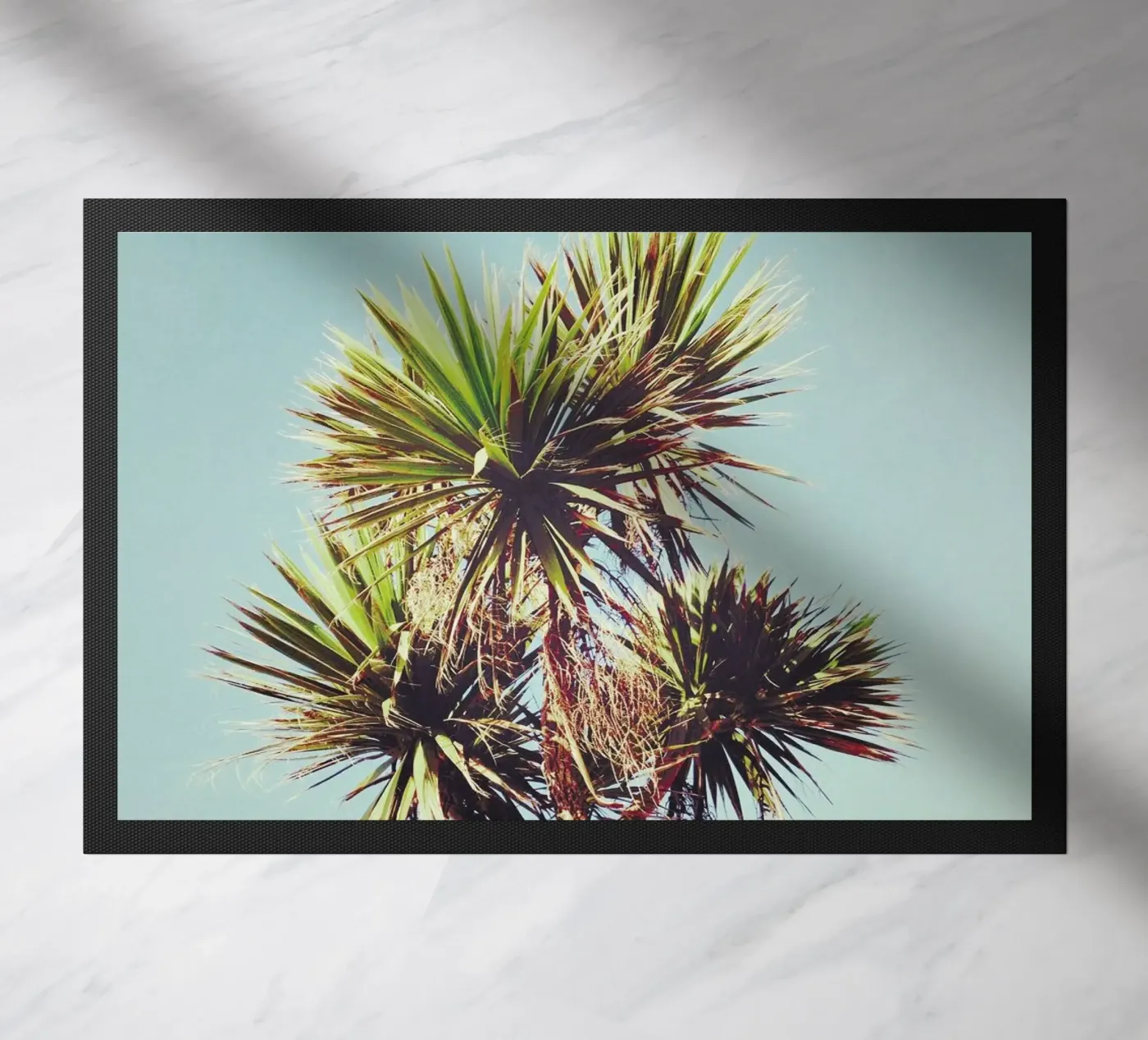 Palm doormat by Cassia Beck Photography