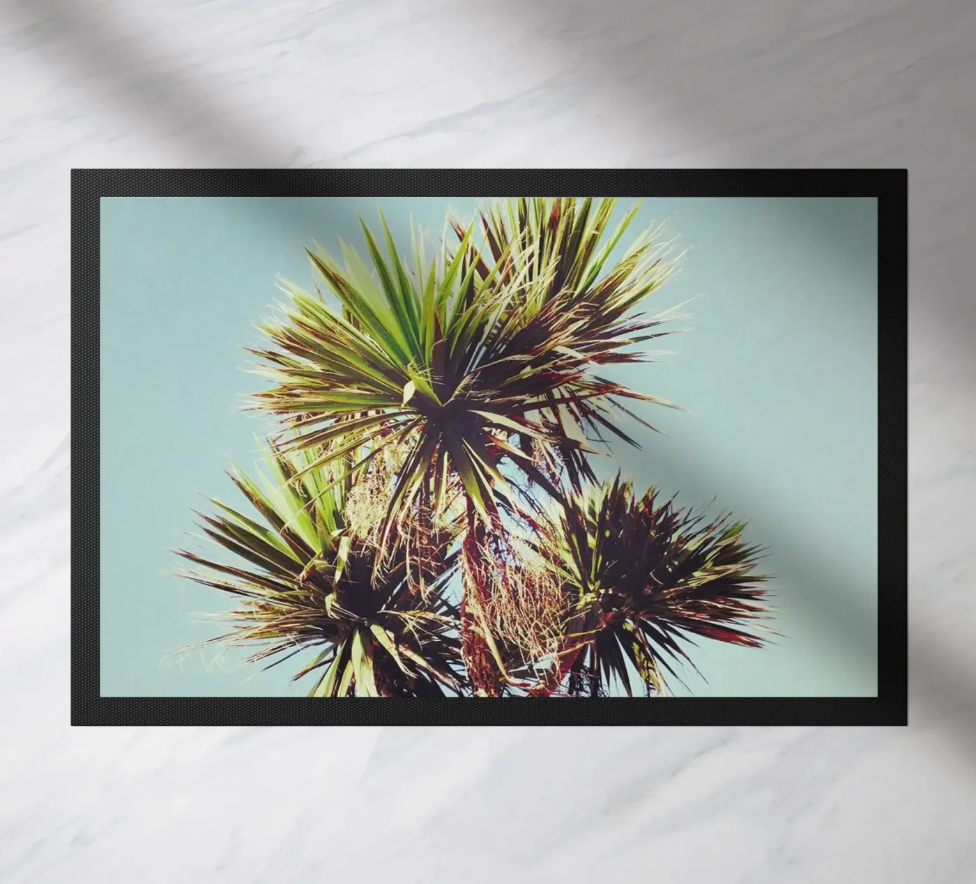 Palm doormat by Cassia Beck Photography