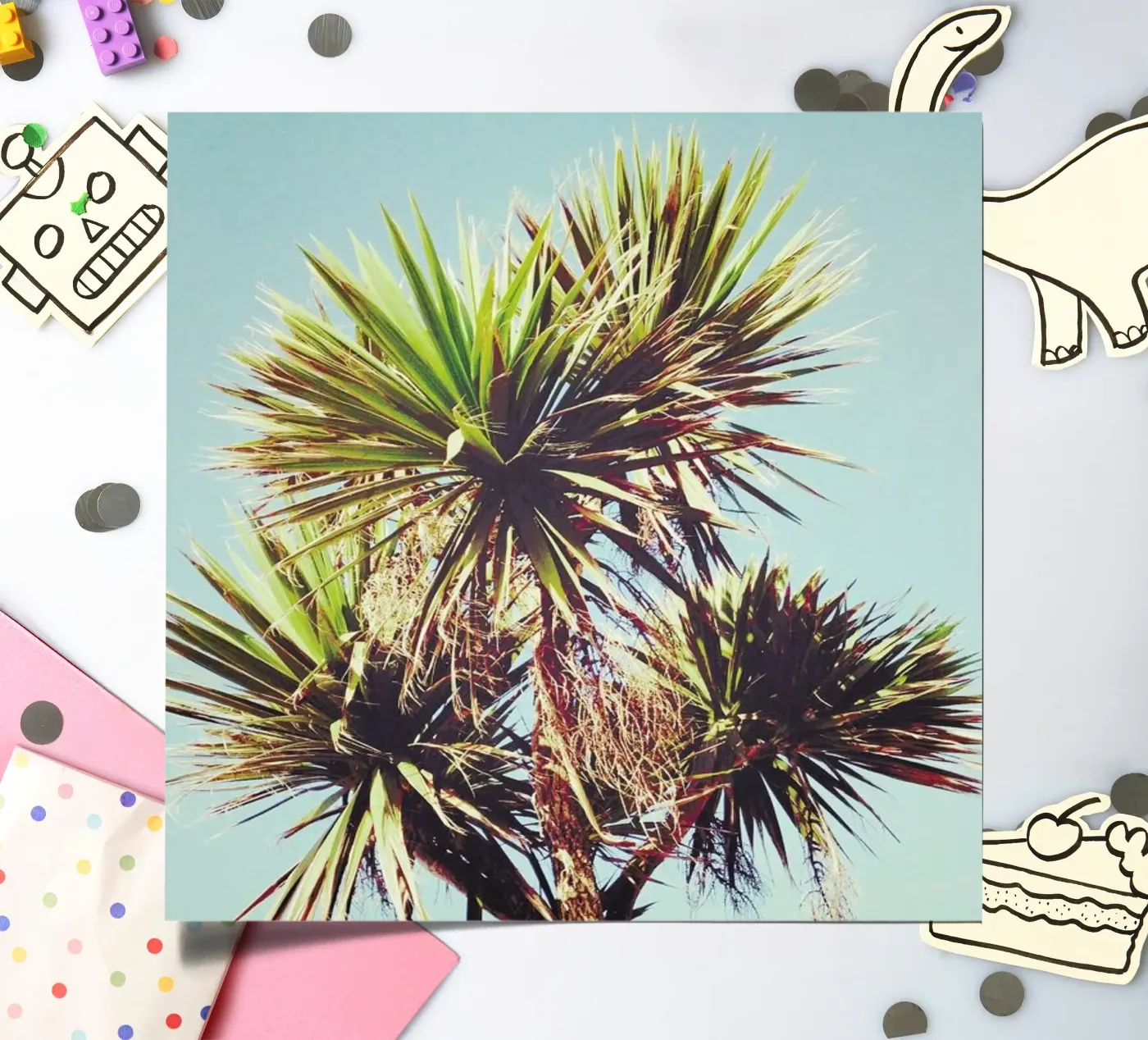 Palm sticker sheet by Cassia Beck Photography