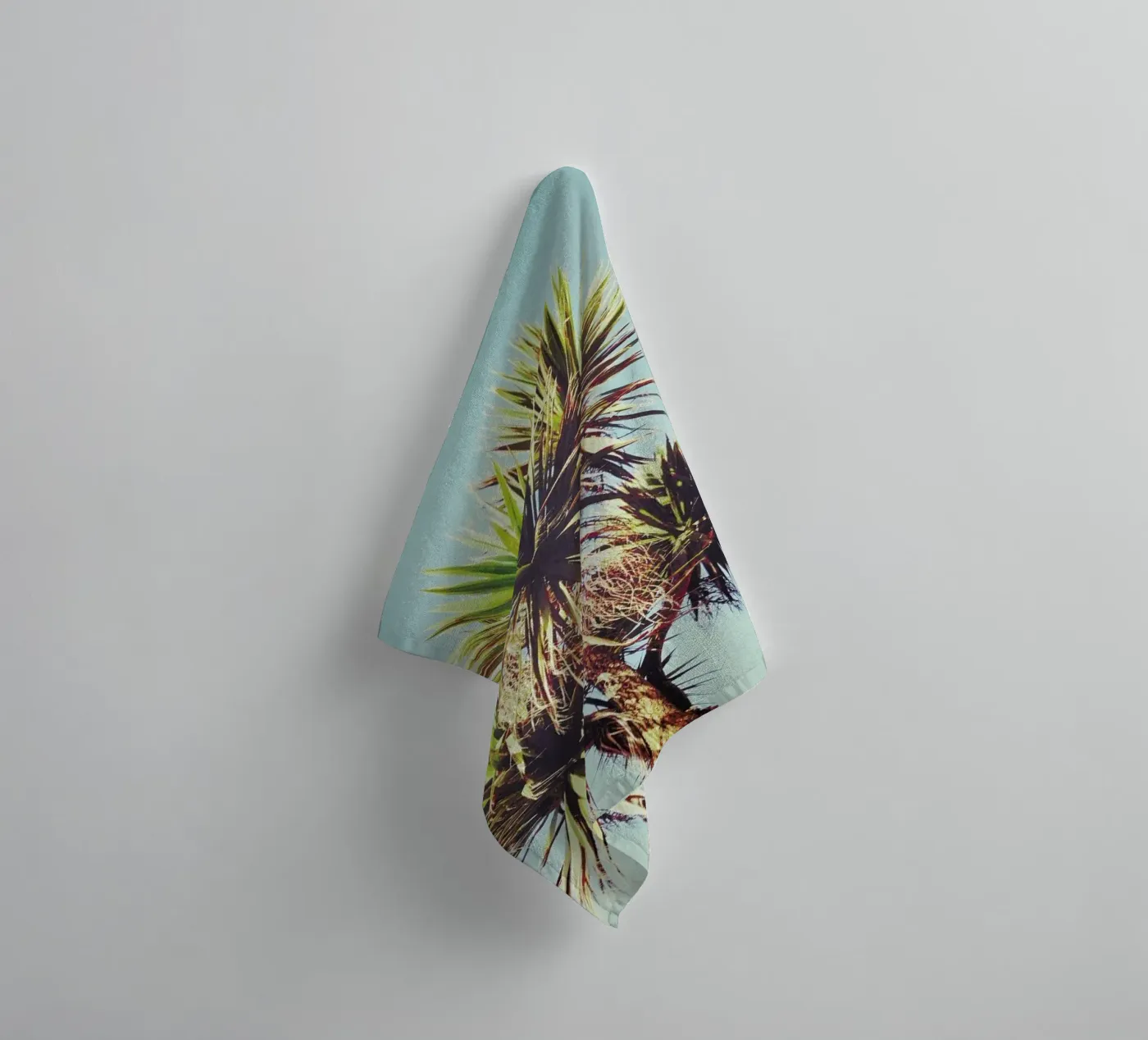 Palm towel by Cassia Beck Photography