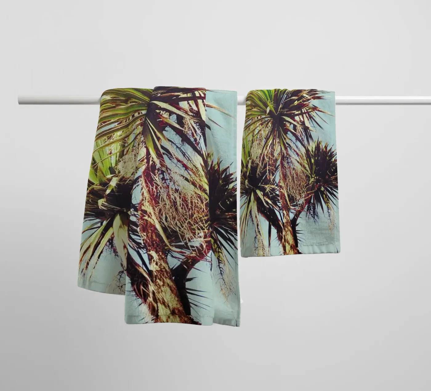 Palm towel by Cassia Beck Photography