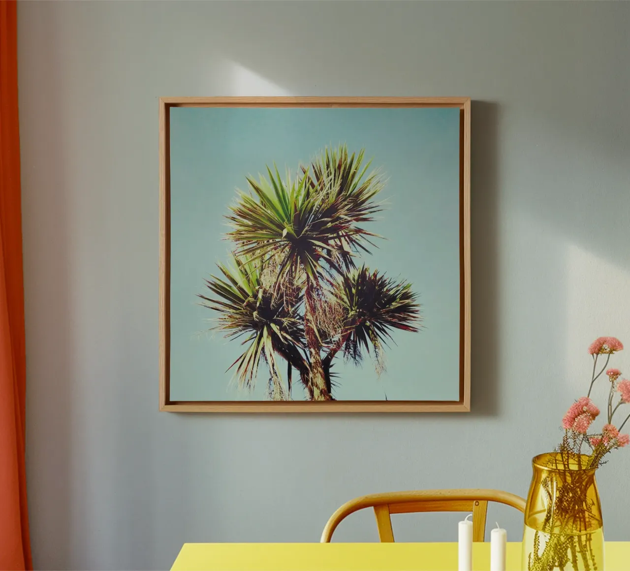 Palm canvas by Cassia Beck Photography