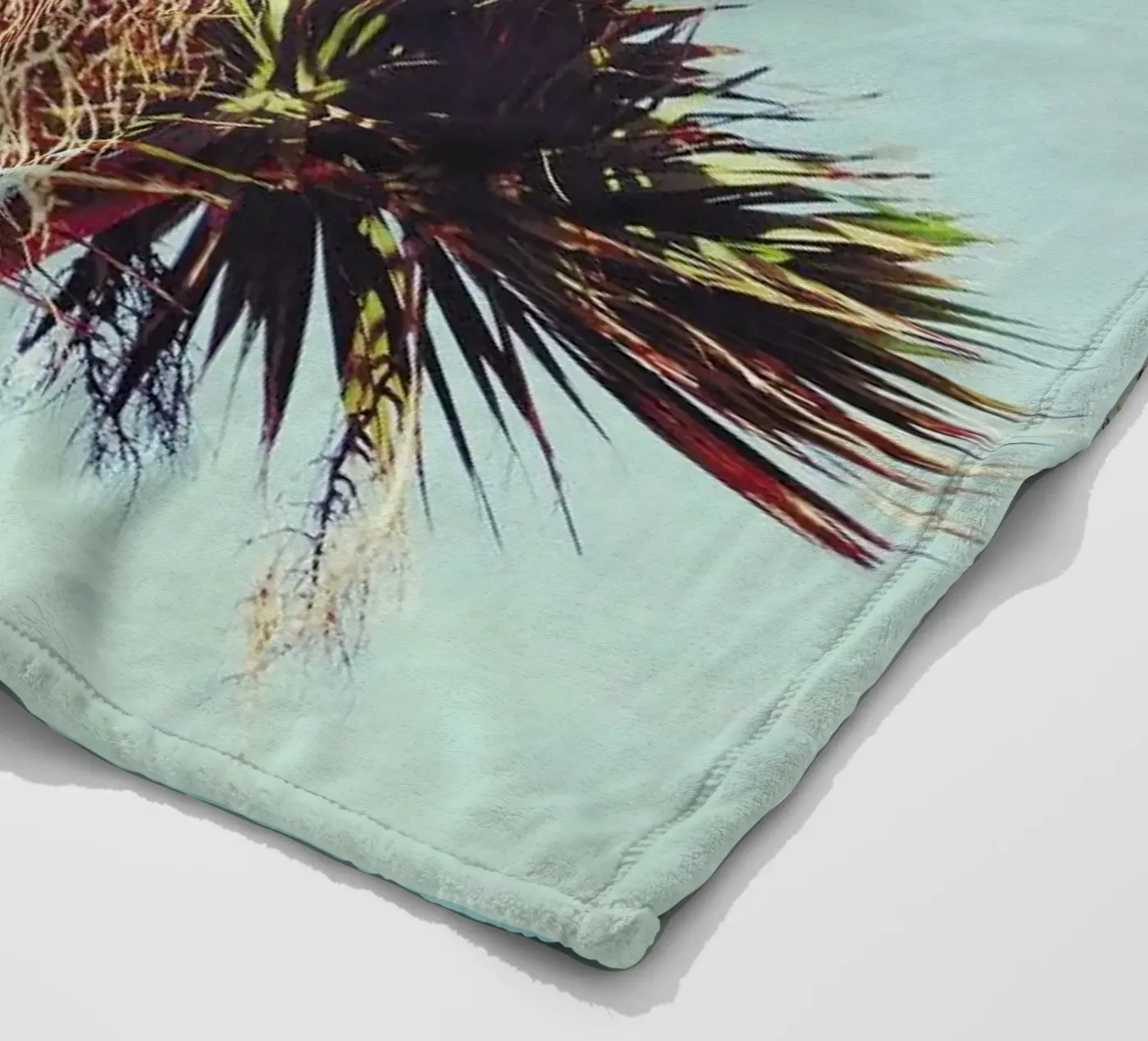 Palme Fleecedecke von Cassia Beck Photography