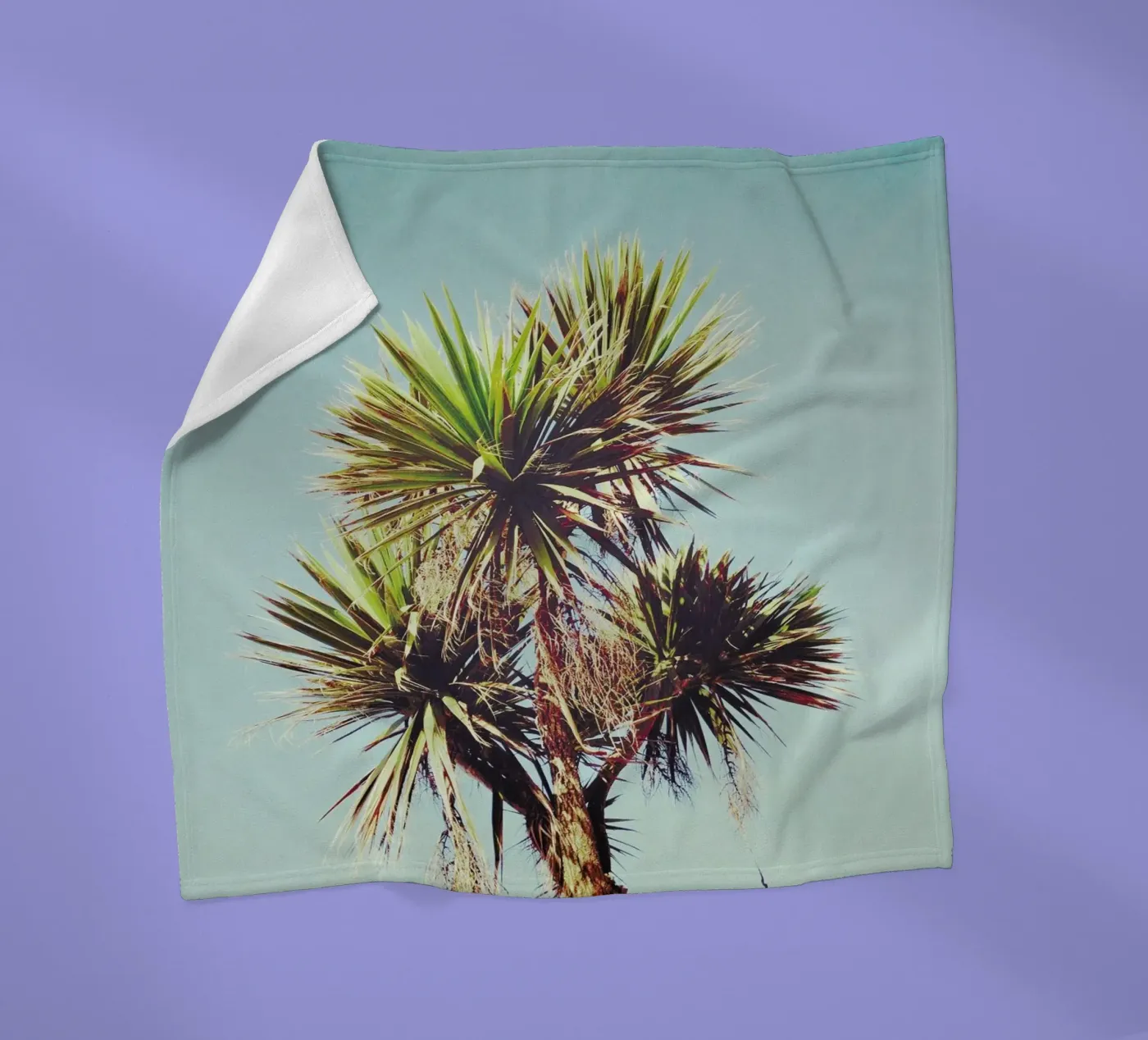 Palme Fleecedecke von Cassia Beck Photography
