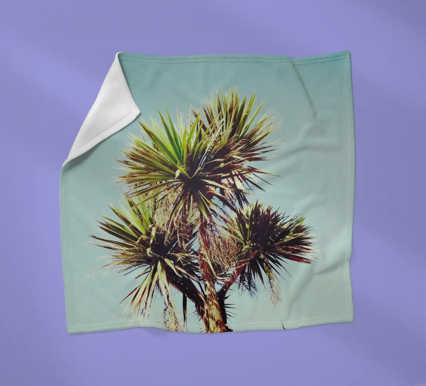 Palme Fleecedecke von Cassia Beck Photography