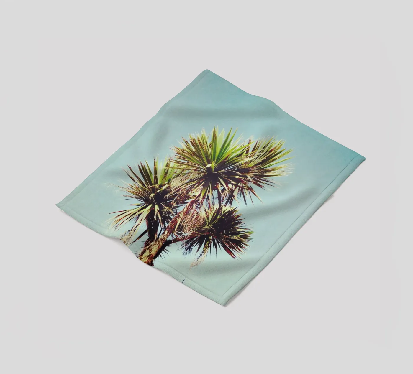 Palme Fleecedecke von Cassia Beck Photography