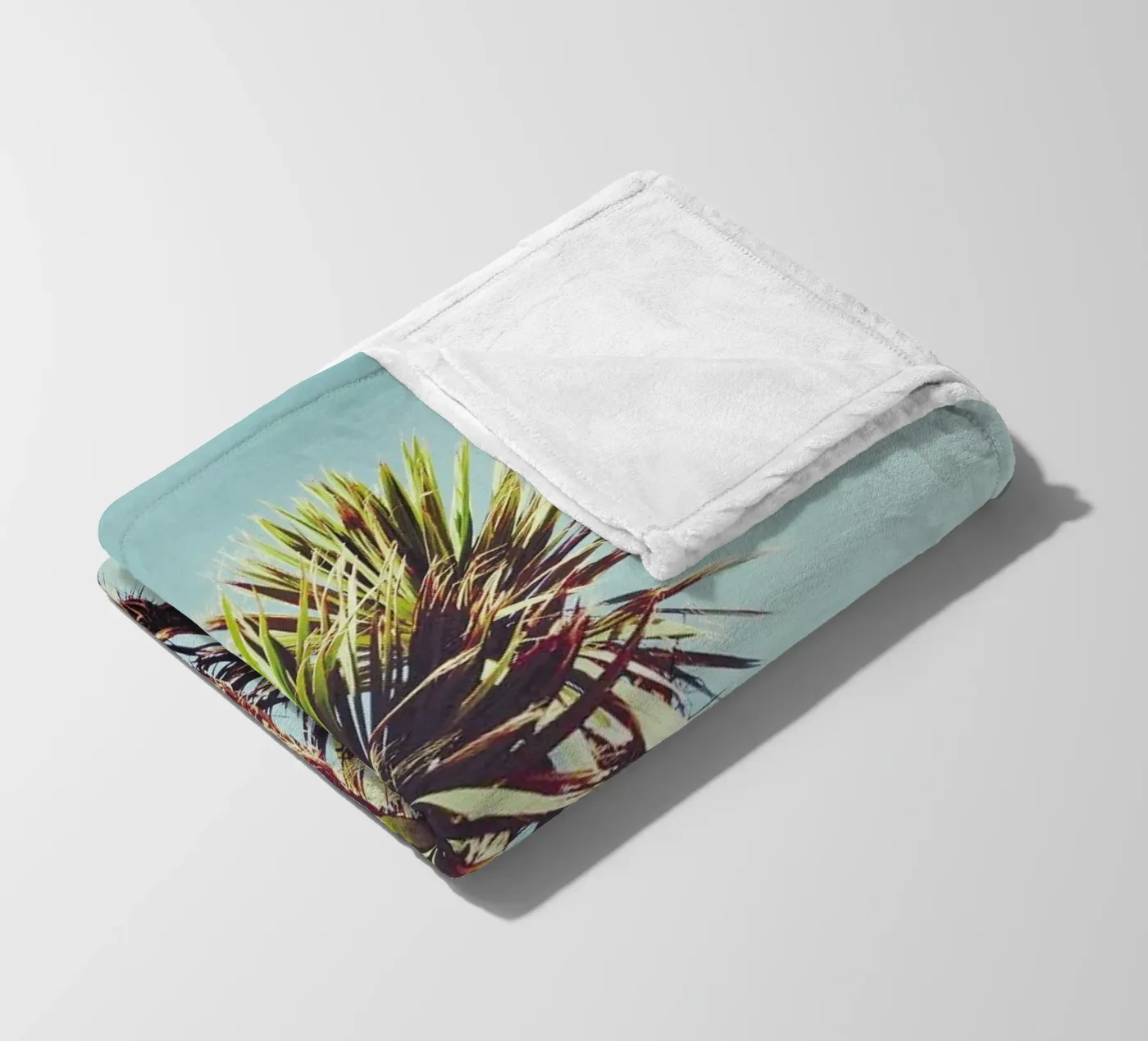 Palme Fleecedecke von Cassia Beck Photography