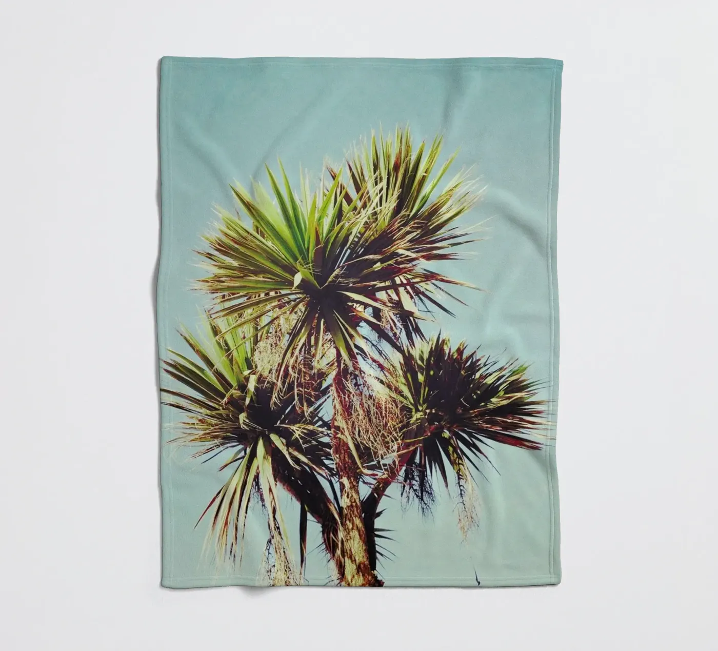 Palme Fleecedecke von Cassia Beck Photography