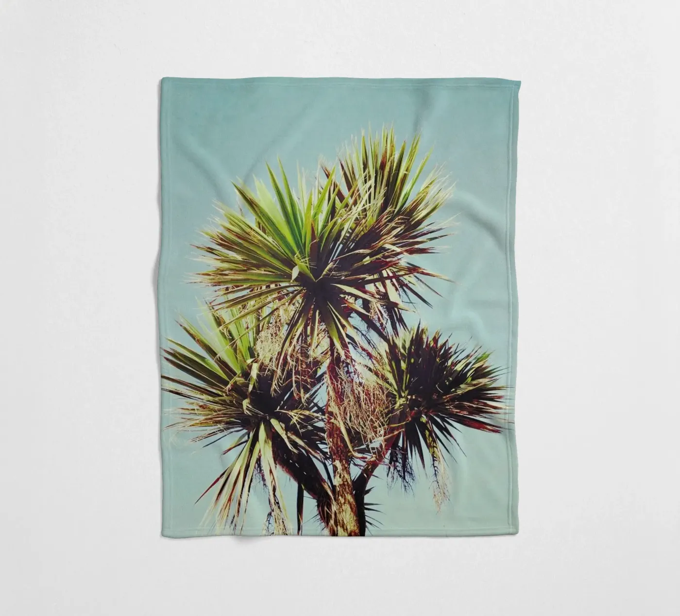 Palme Fleecedecke von Cassia Beck Photography