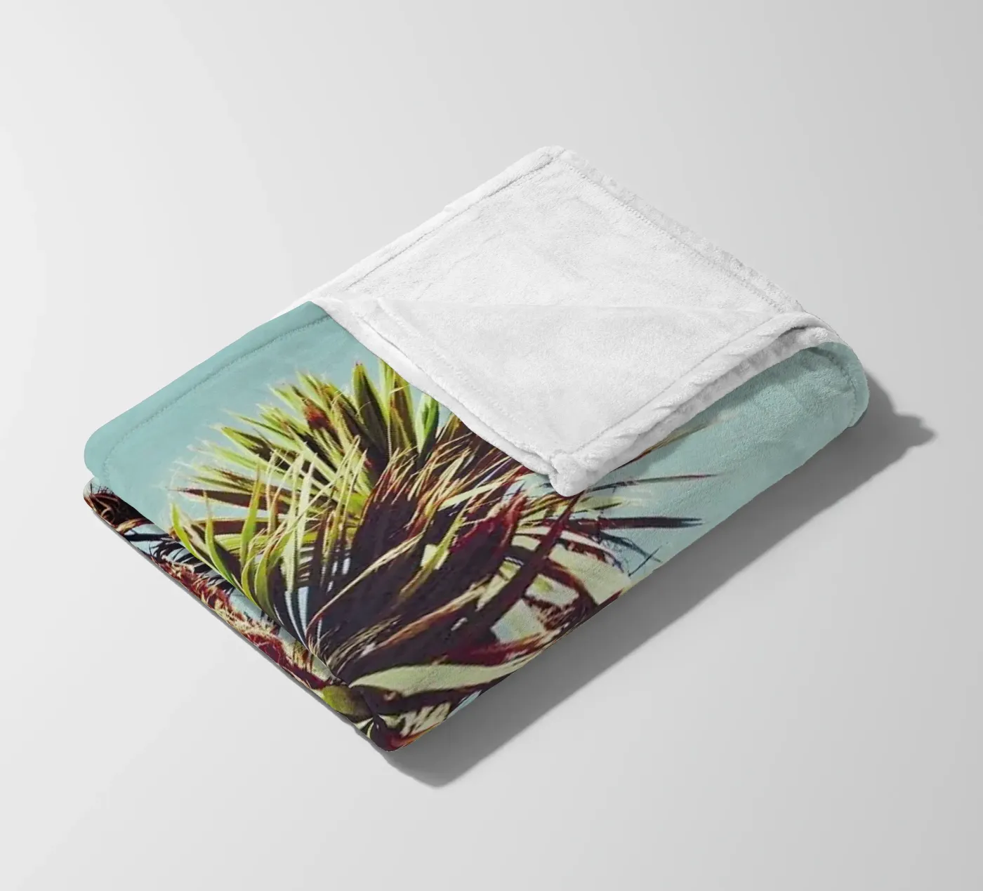 Palme Fleecedecke von Cassia Beck Photography