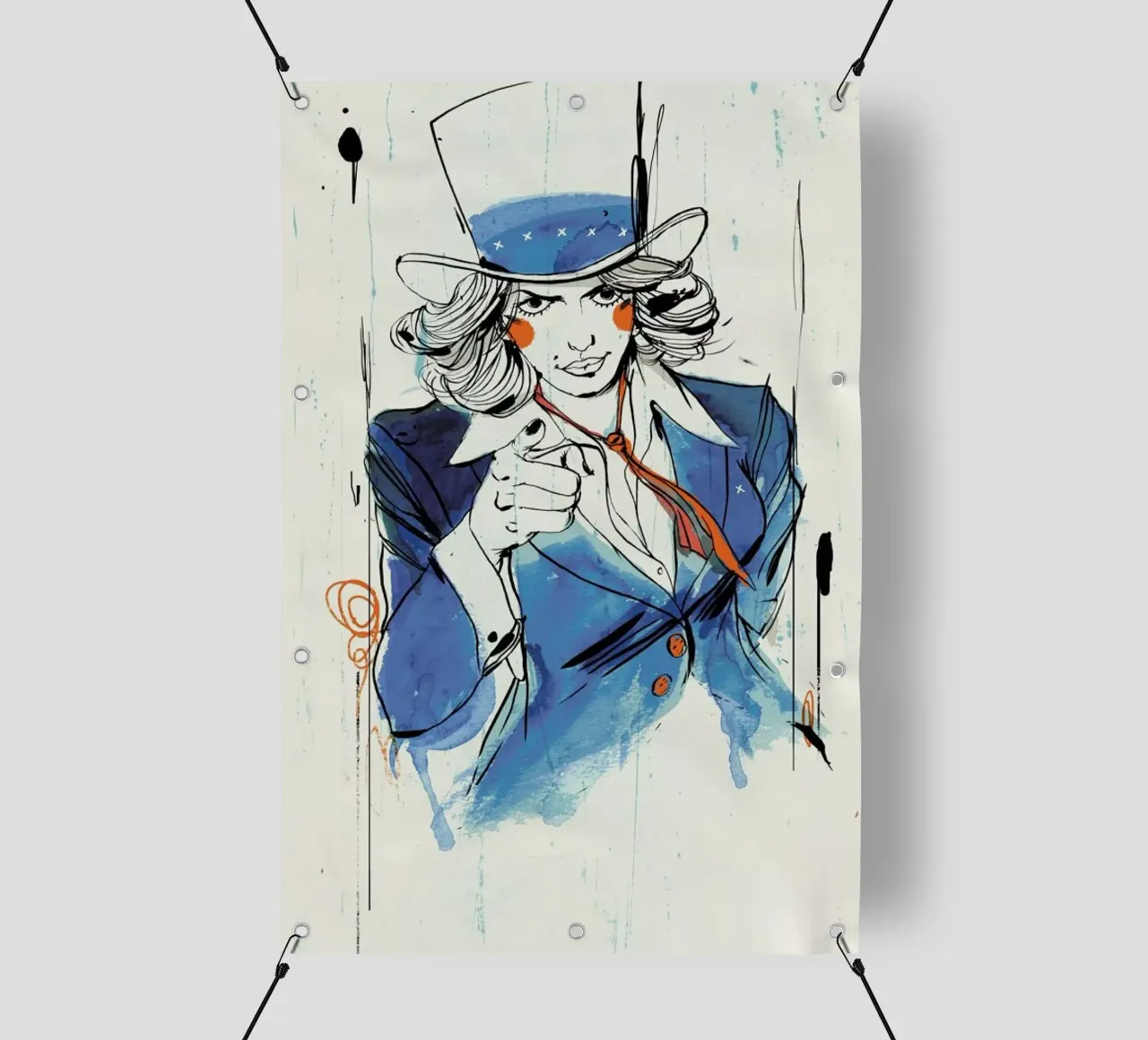 I want YOU telo in pvc da Pietari Posti