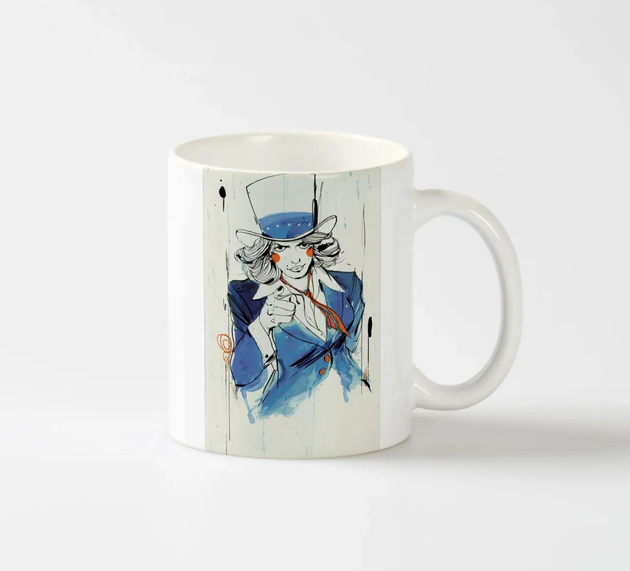 I want YOU tazza in ceramica da Pietari Posti