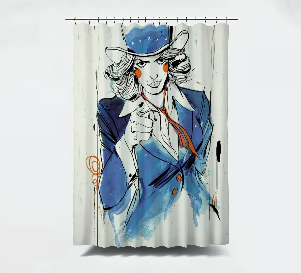 I want YOU tenda da doccia da Pietari Posti