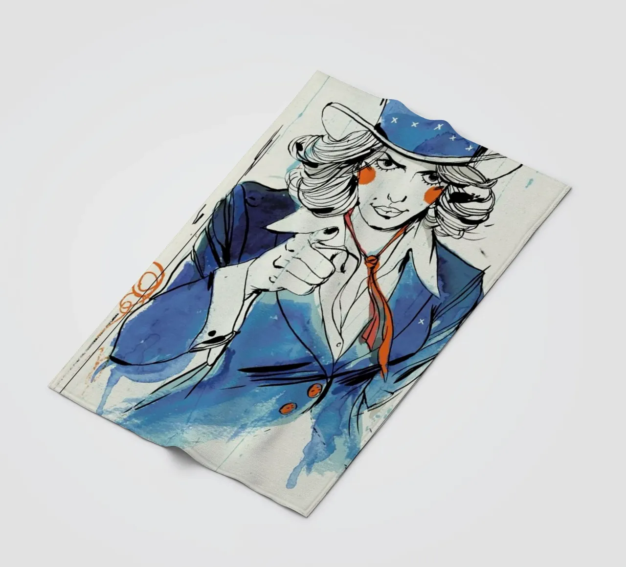 I want YOU coperta in pile da Pietari Posti