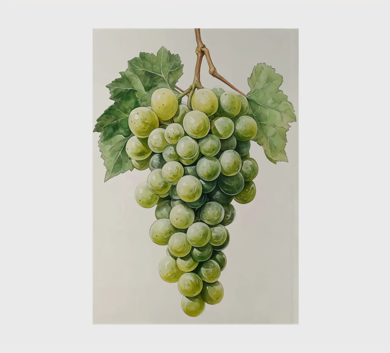 Racimo de uvas verdes cuaderno de Spice & Style