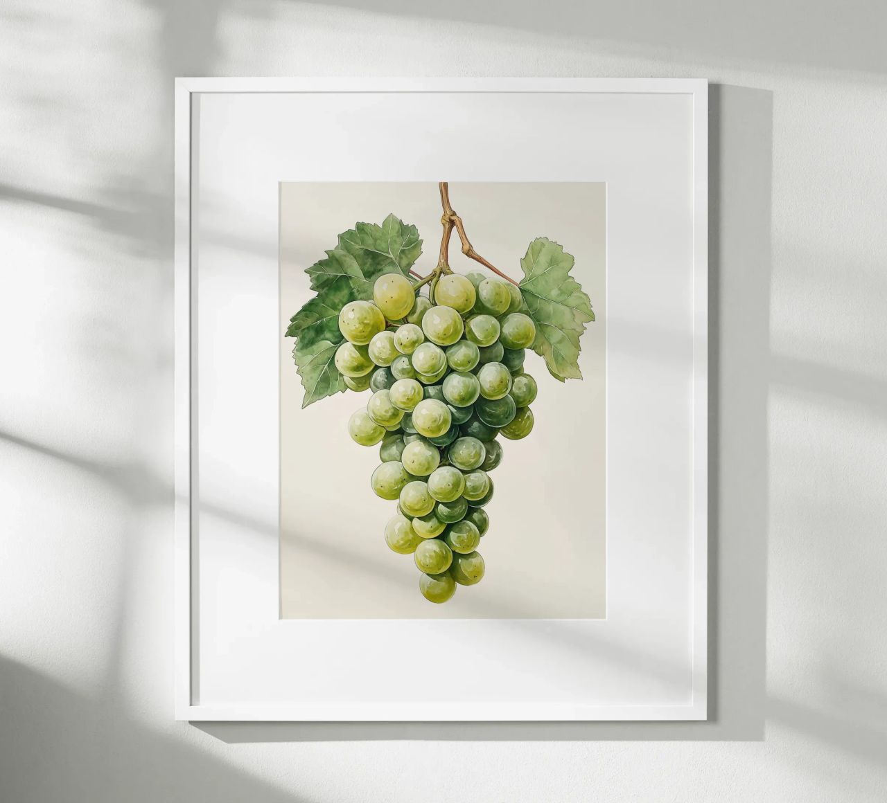 Grappolo d'uva verde poster da Spice & Style