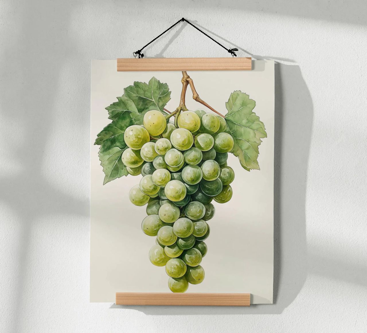 Grappolo d'uva verde poster da Spice & Style