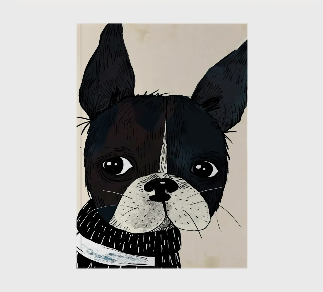 Petit chiot curieux carnet de notes de DaarbyN