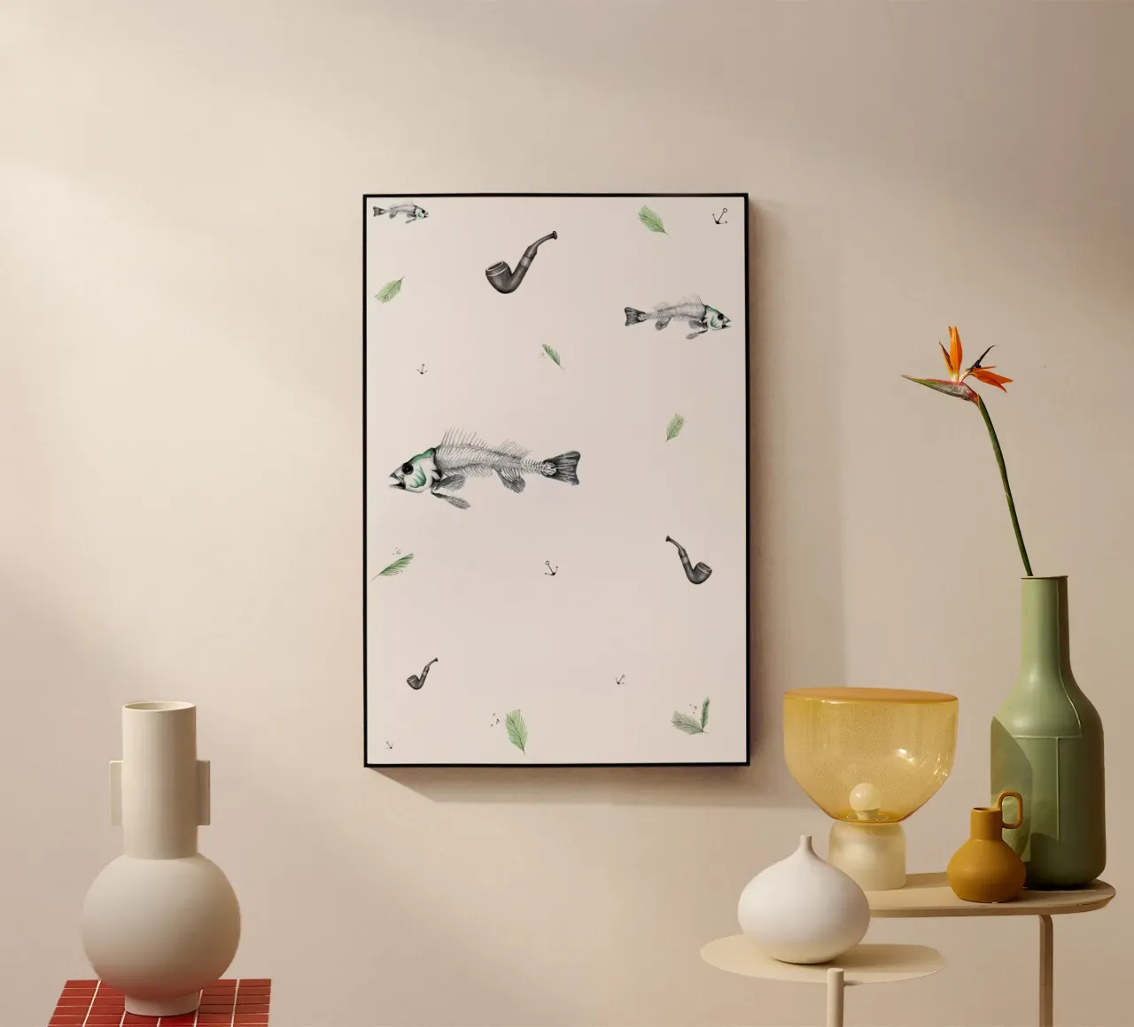 Mexican Tabacco Pattern plexiglass da Sandra De Leon