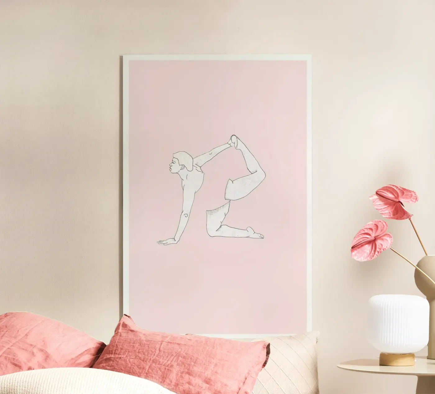 Yoga Practice 3 plexiglass da Sandra De Leon