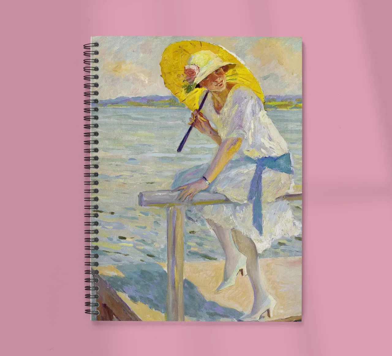 Edward Cucuel - Le Parasol Jaune carnet à spirale de ARTOTHEK