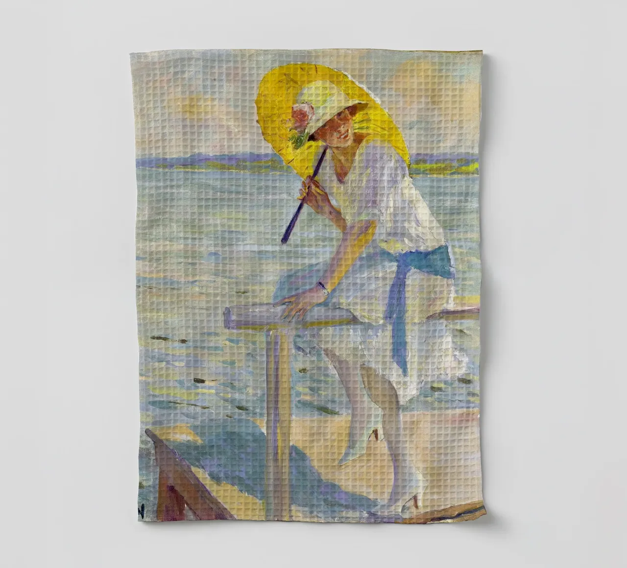 Edward Cucuel - Le Parasol Jaune torchon de ARTOTHEK