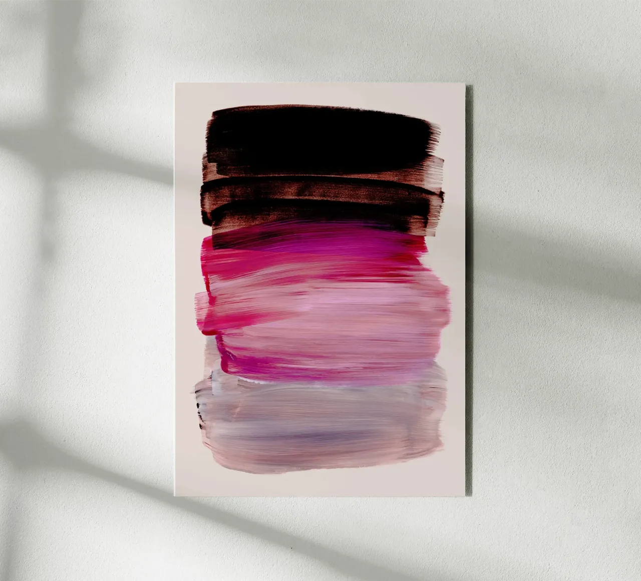 Abstract Brush Strokes 184 alluminio dibond da Mareike Böhmer